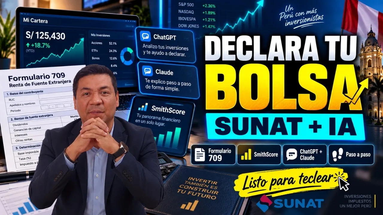 Tus inversiones listas para SUNAT, y conectadas a ChatGPT y Claude